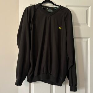 Men’s Black Pullover Jacket Sz L Master’s Golf Collection, Used Like New